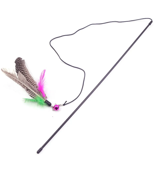 Feather Cat Toy Stick Cat Toy