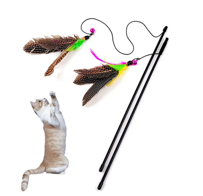 Feather Cat Toy Stick Cat Toy