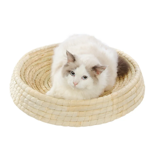 Straw Bed For Cats
