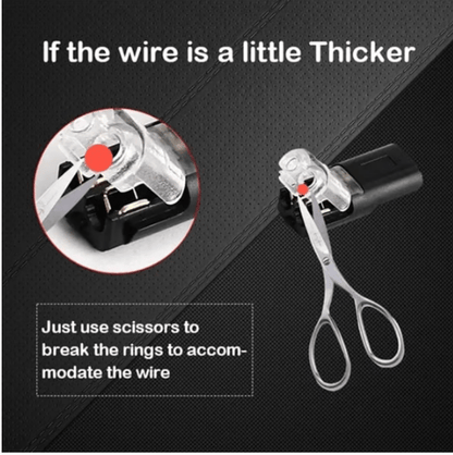 🏆 80K+ SOLD!⚡Flame-Retardant Locking Wire Quick Connectors
