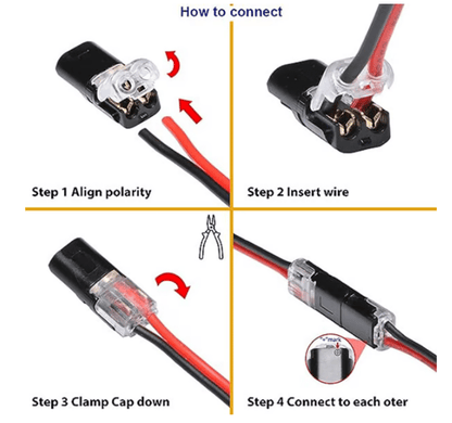 🏆 80K+ SOLD!⚡Flame-Retardant Locking Wire Quick Connectors